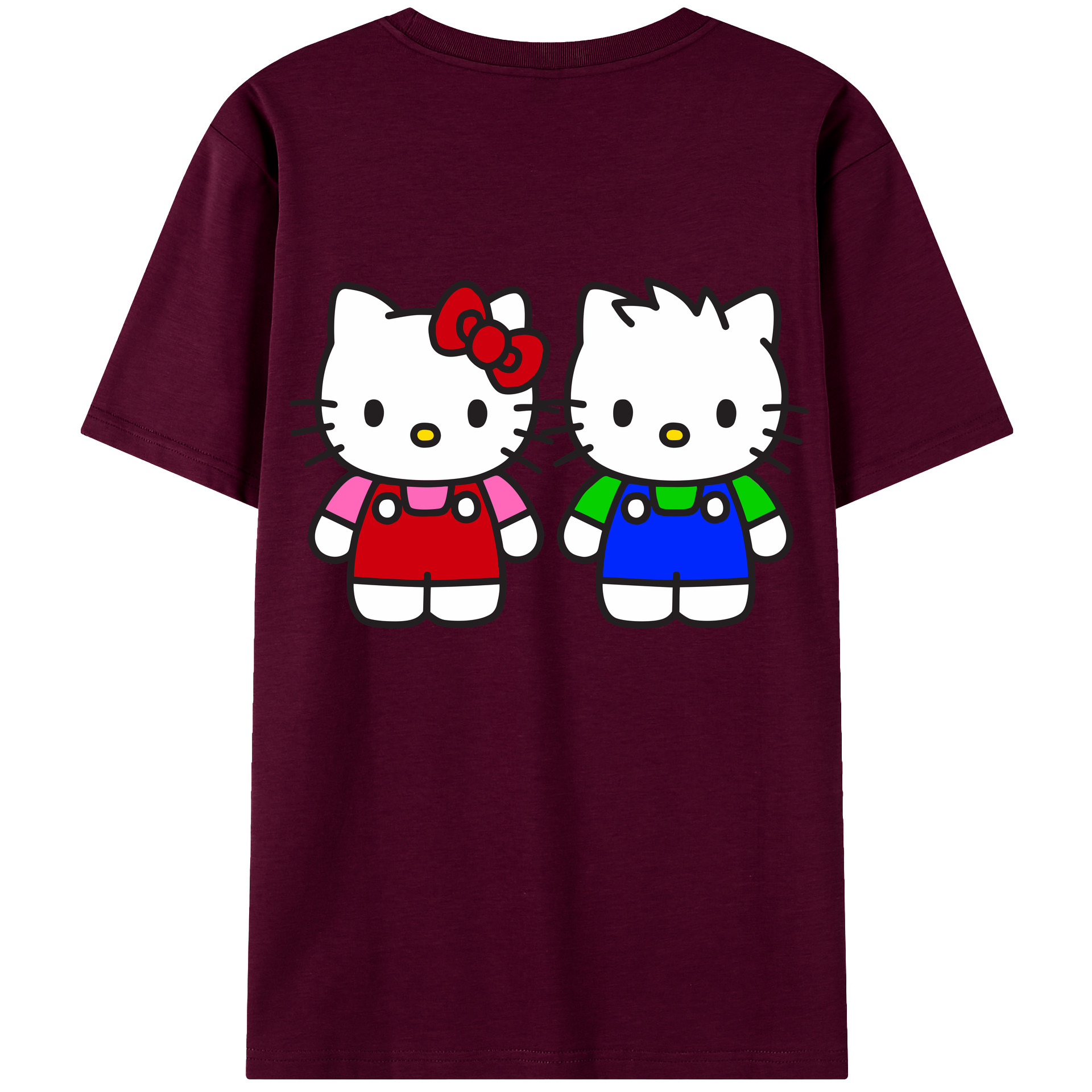 （画像用） Hello Kitty ハローキティ レディース半袖Tシャツ(バックプリント)